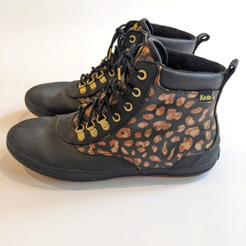 Keds Dream Foam Animal Print Boots - 8.5